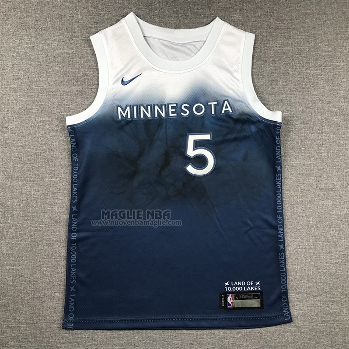 Maglia
 Anthony Edwards NO 5 Bambino
 Minnesota Timberwolves Citta
 2023-24 Blu
